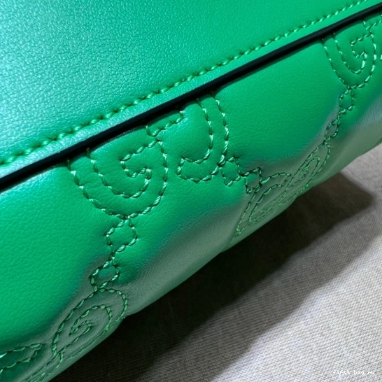 First bag ru GUCCI handle bag top matelassé GG leather 0715